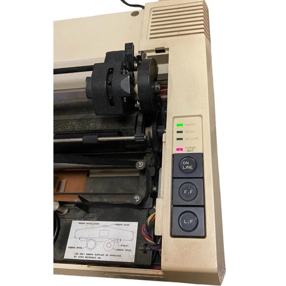 Star Micronics Gemini-10X Dot Matrix Printer Vintage Parallel Port -Tested Power - Picture 4 of 6
